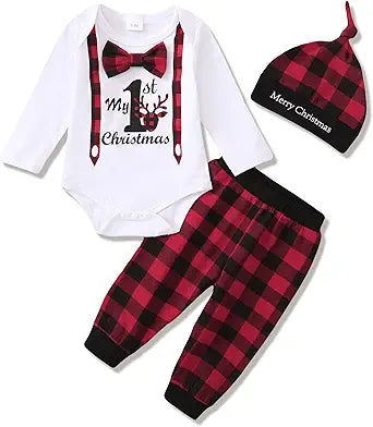 NZRVAWS Baby Boy Clothes Newborn Outfit with Letter Print Romper