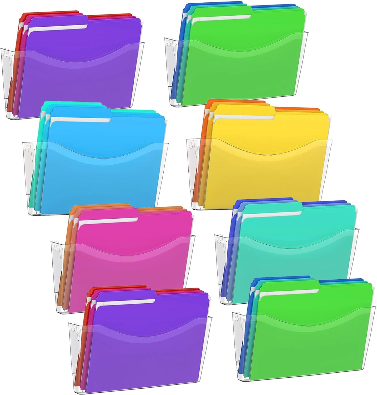 Kuntine.B File Holder Hanging Wall Organizer for Mails and Magazines