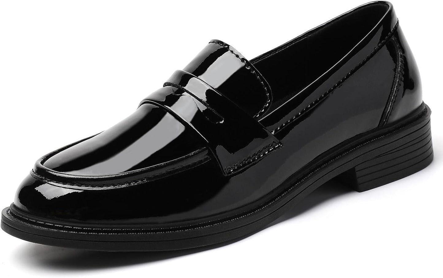 Loafers for Women Black Penny Loafers Comfortable Dressy Shoes