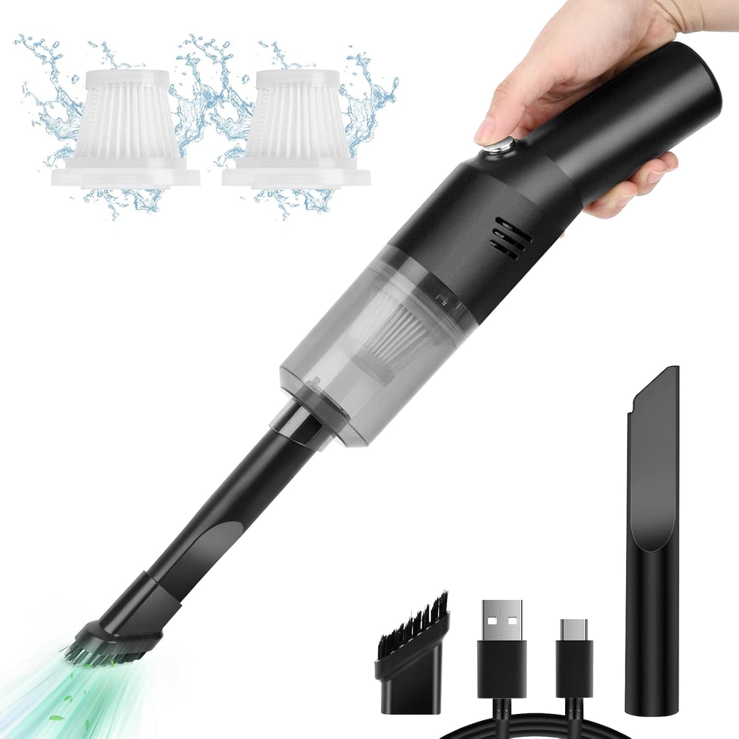 Cordless & Powerful Car Vacuum - Auloea