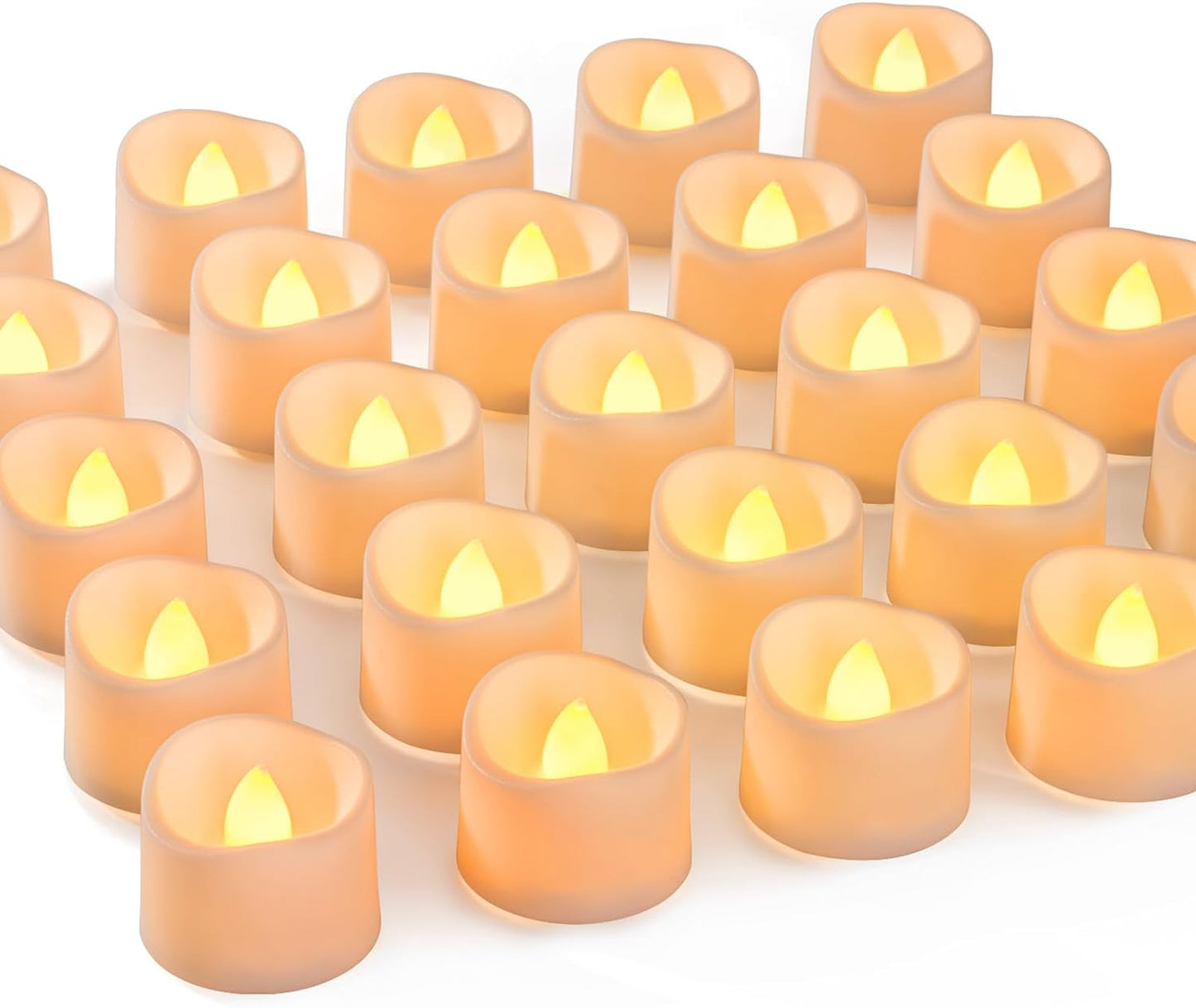 Homemory 72-Pack Flameless Tea Lights for Weddings and Events