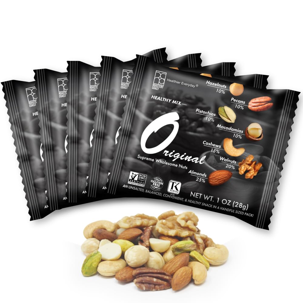 Daily Nuts Original Mixed Nuts - Unsalted Deluxe Snack Packs