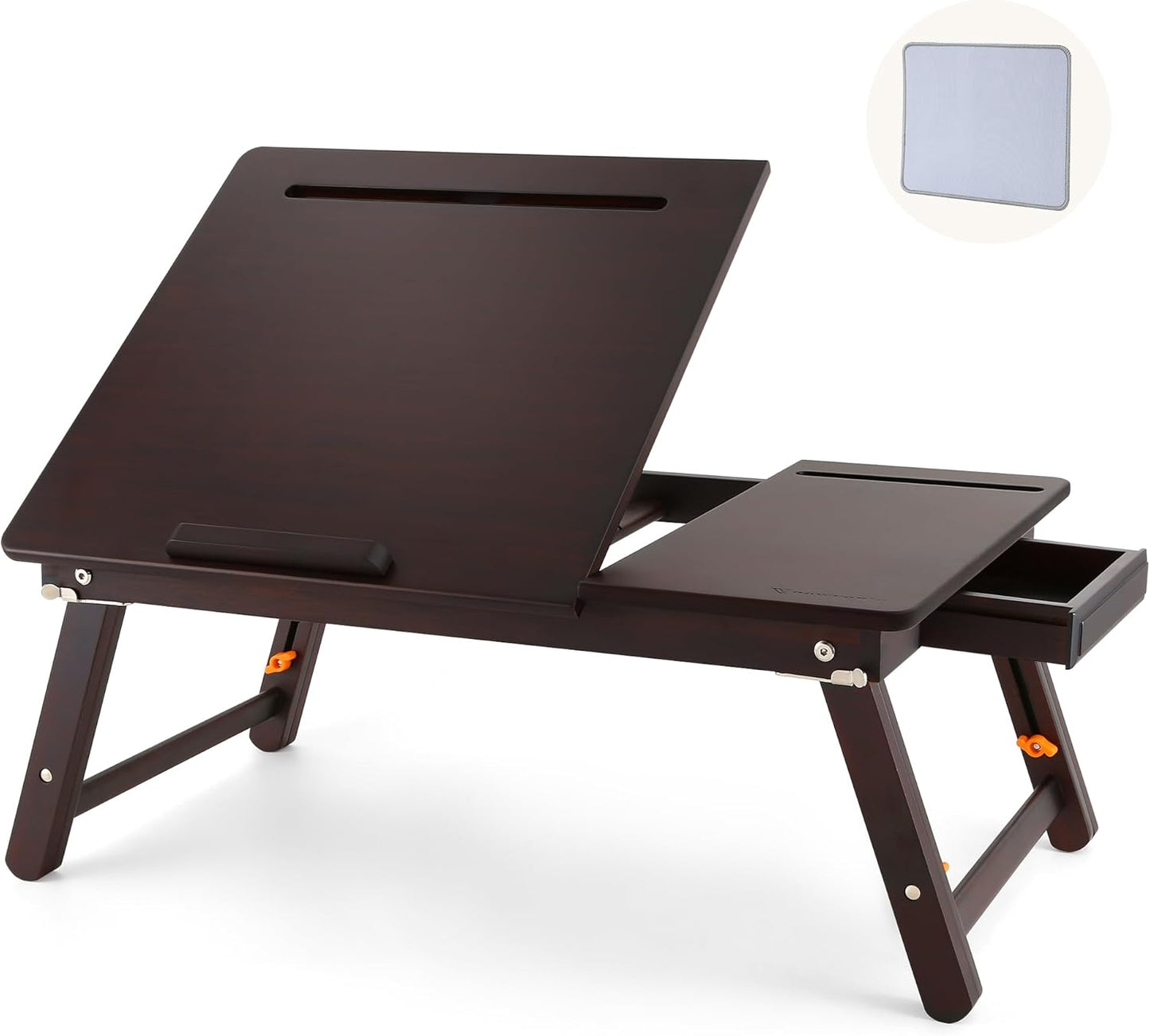 Nnewvante Adjustable Laptop Desk for Bed and Floor Use