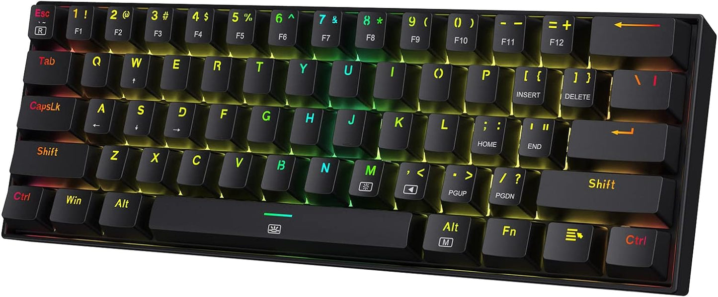 Redragon K630 Dragonborn 60% Compact Mechanical Keyboard - Linear Red Switch