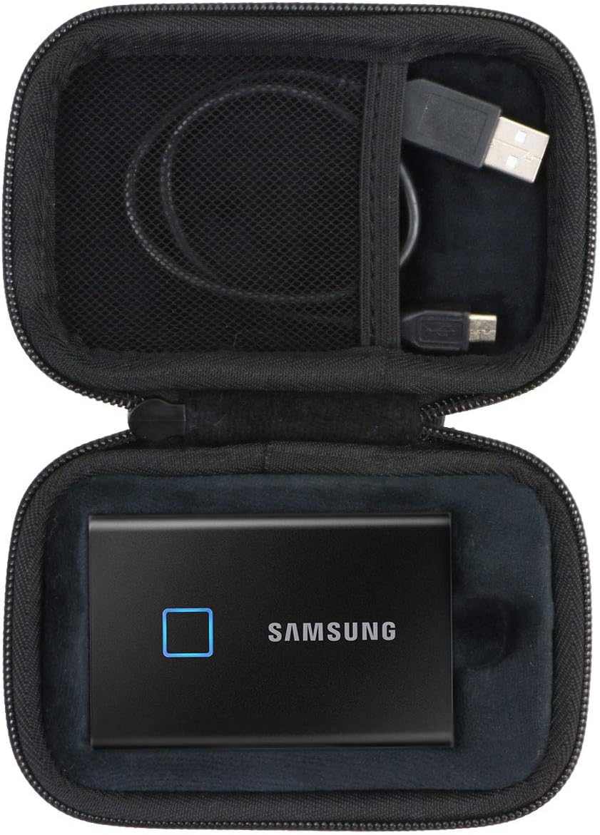Protective Black Case for Samsung T7 Touch SSD
