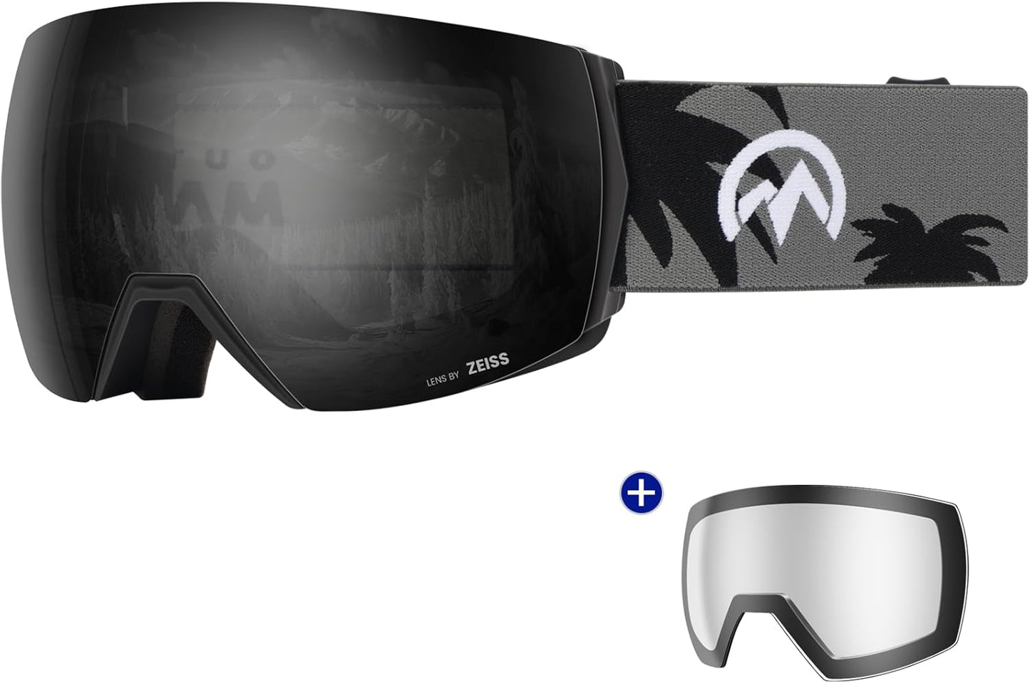 ZEISS Lens OTG Ski Goggles: Anti-fog, Wide View