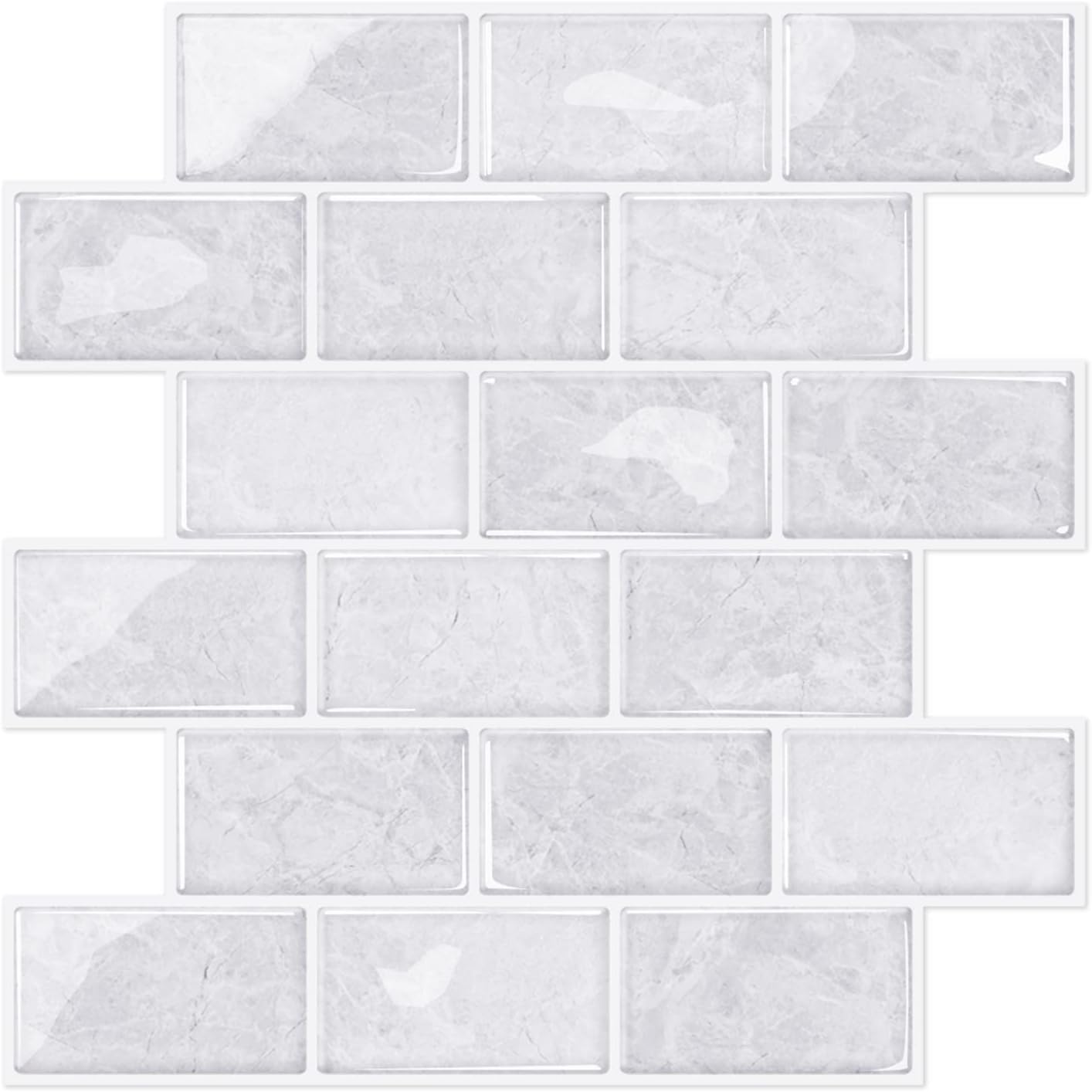 STICKGOO 10-Sheet Subway Tiles for a Stunning Kitchen Backsplash