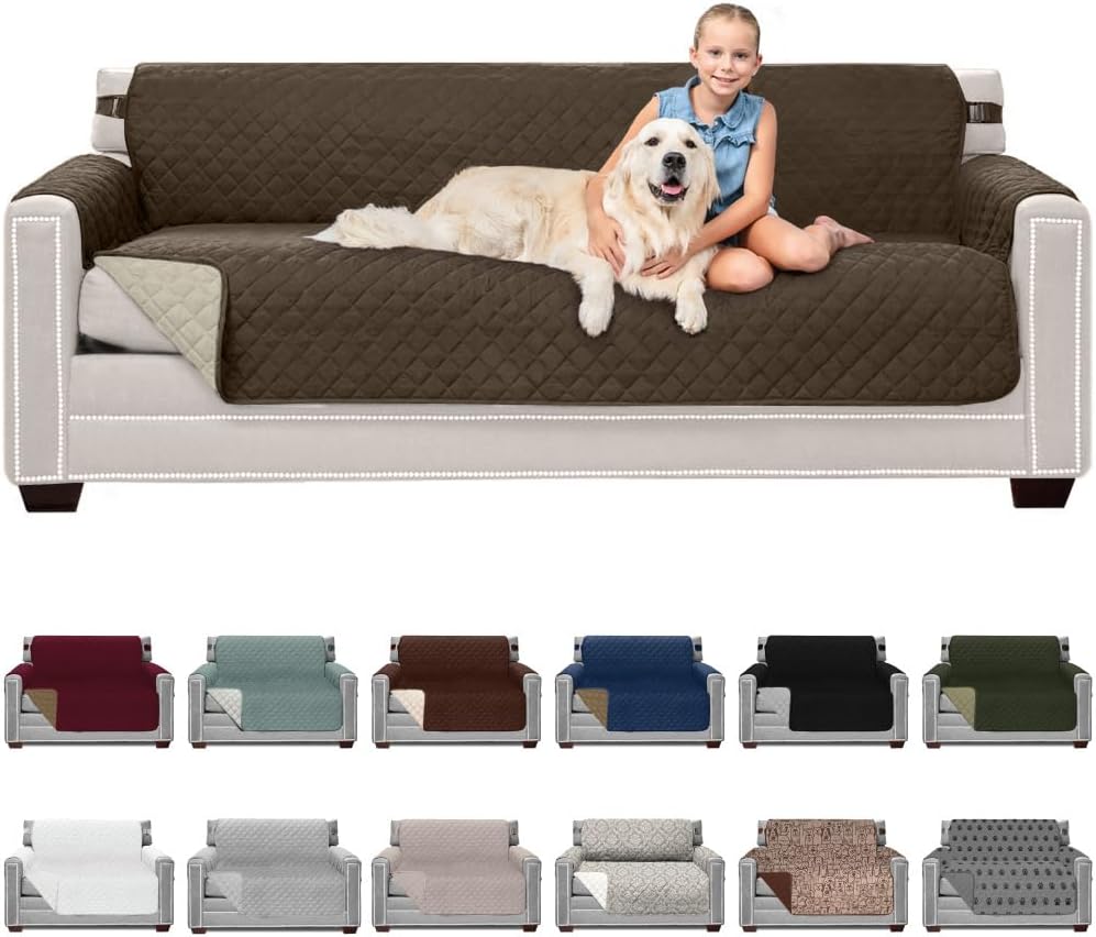 Sofa Shield Couch Slip Cover for Pets, Stain Resistant and Stylish