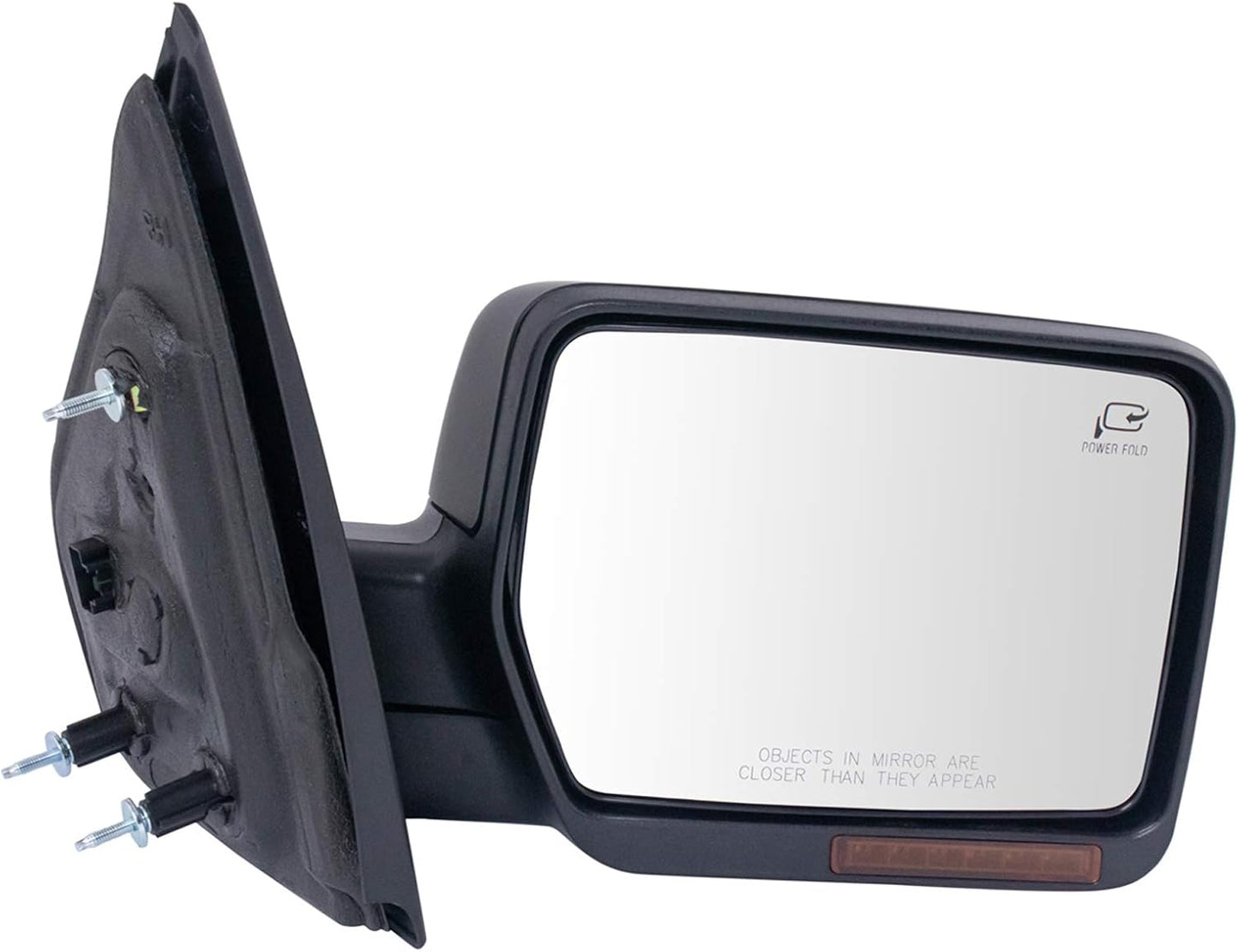 TRQ Passenger Side Power Heated Mirror for 2007-2008 Ford F-150
