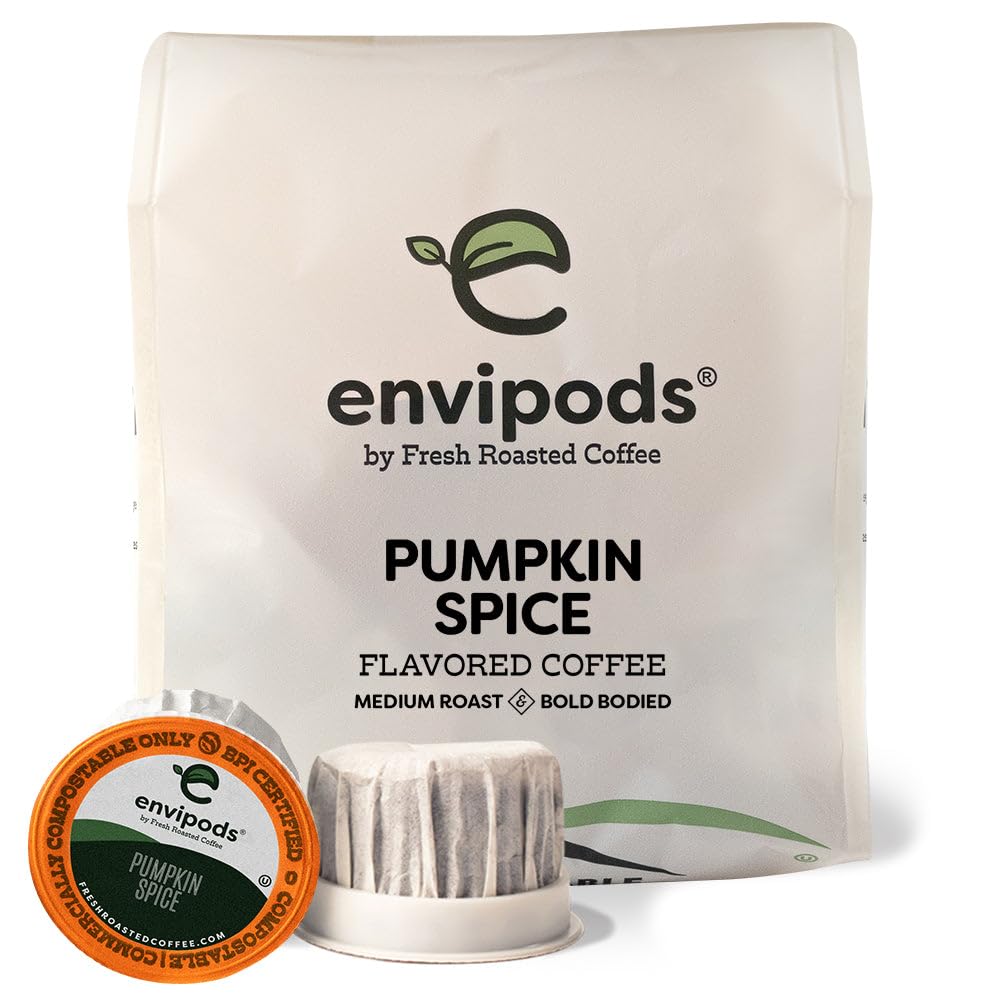 Pumpkin Spice Compostable envipods, Medium Roast - 12 Count