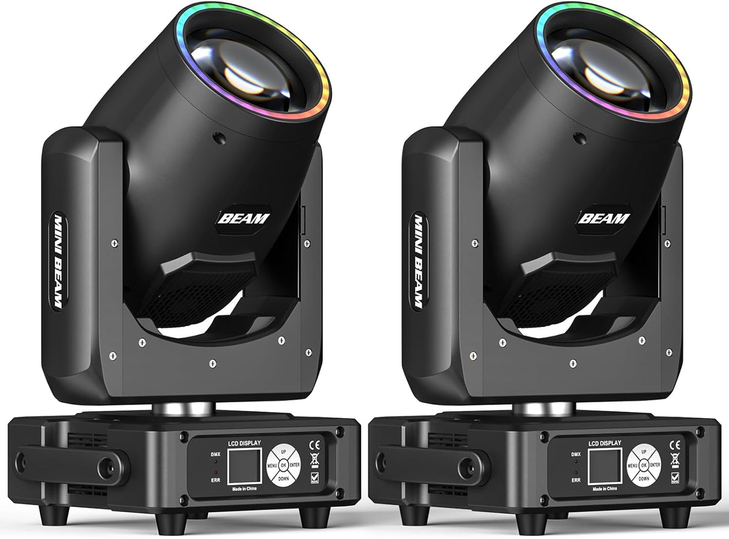 230W 7R Beam Moving Head Stage Lights with 14 Gobos & Colors