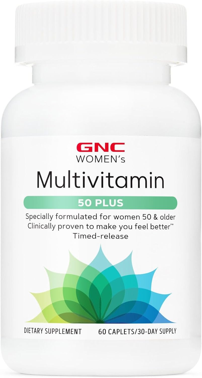 GNC Women's Multivitamin 50 Plus for Bone, Eye, and Skin Health