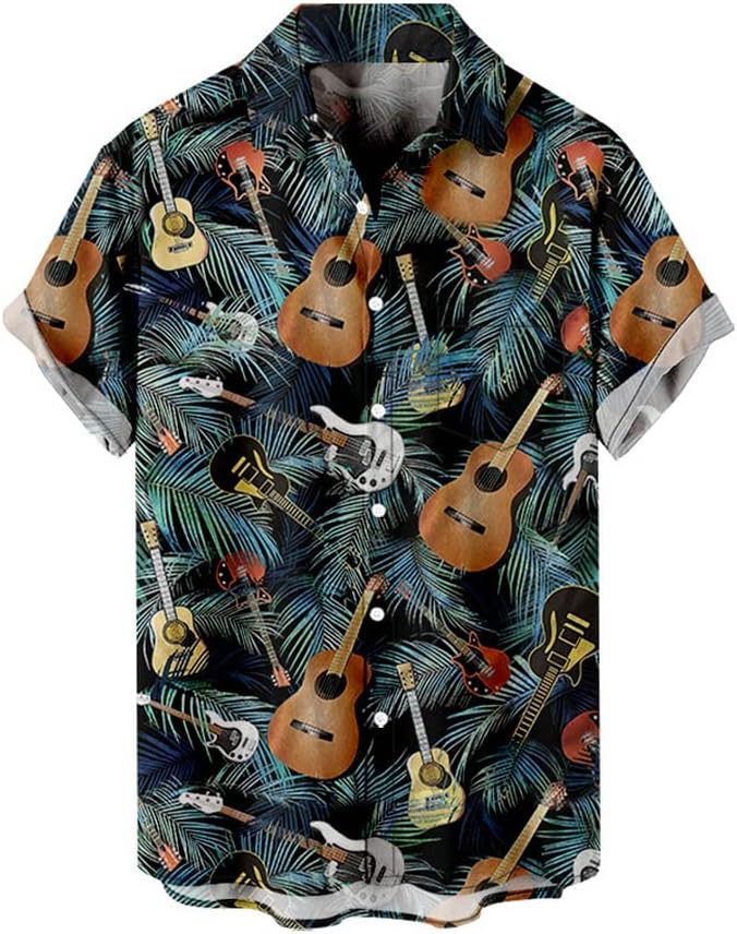 Summer Vibes: Men's Hawaiian Floral Shirt