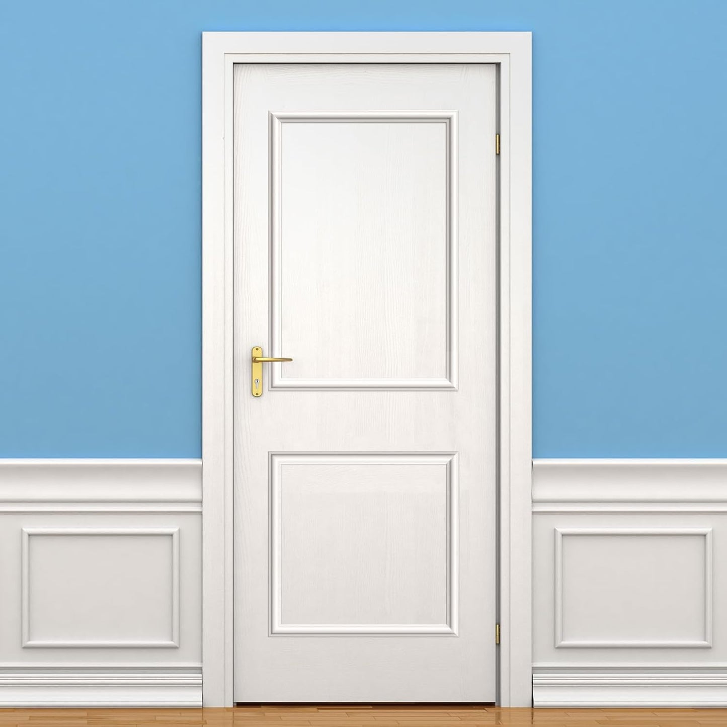10 Pcs Peel and Stick Door Moulding Trim Kit for Elegant Decor