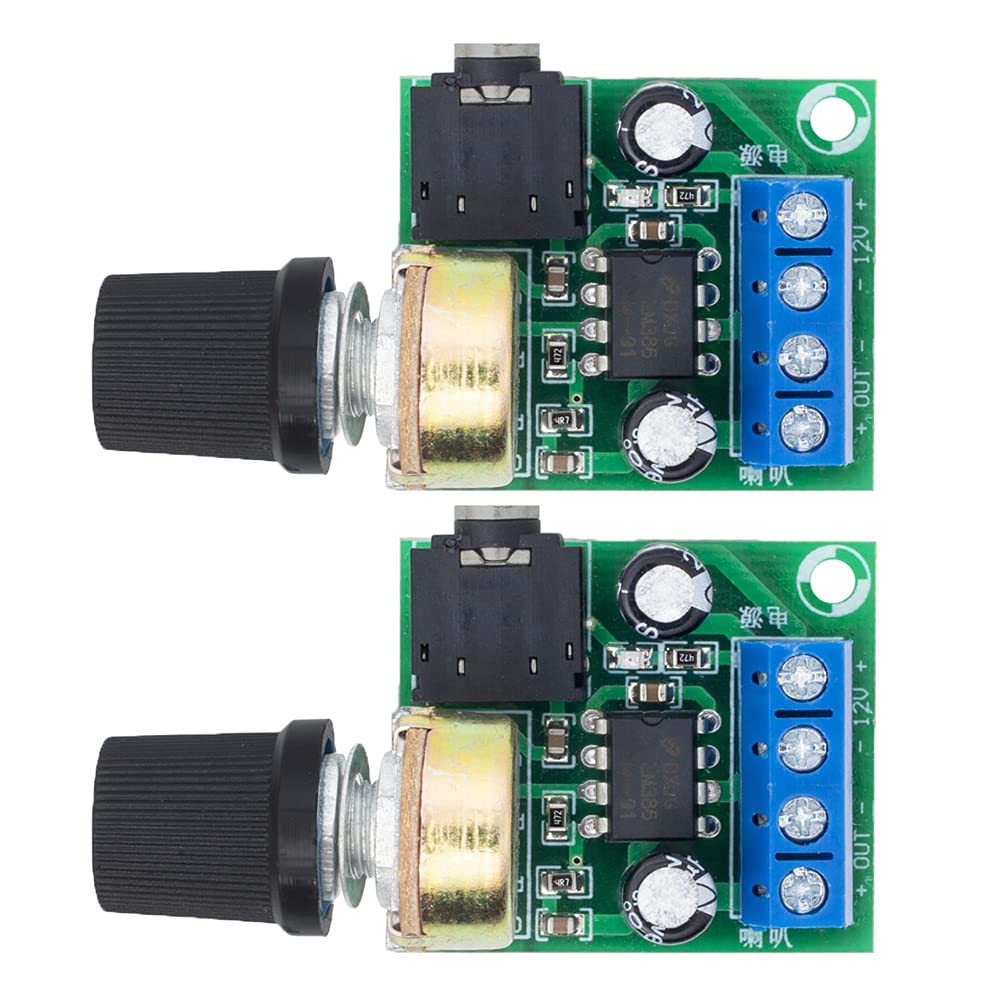 Acxico 10W Mini Power Amp Board - Volume Adjustable, 3-12V