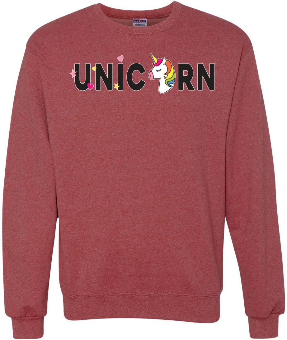 Unicorn Rainbow LGBTQ Pride Crewneck Sweatshirt for Everyone