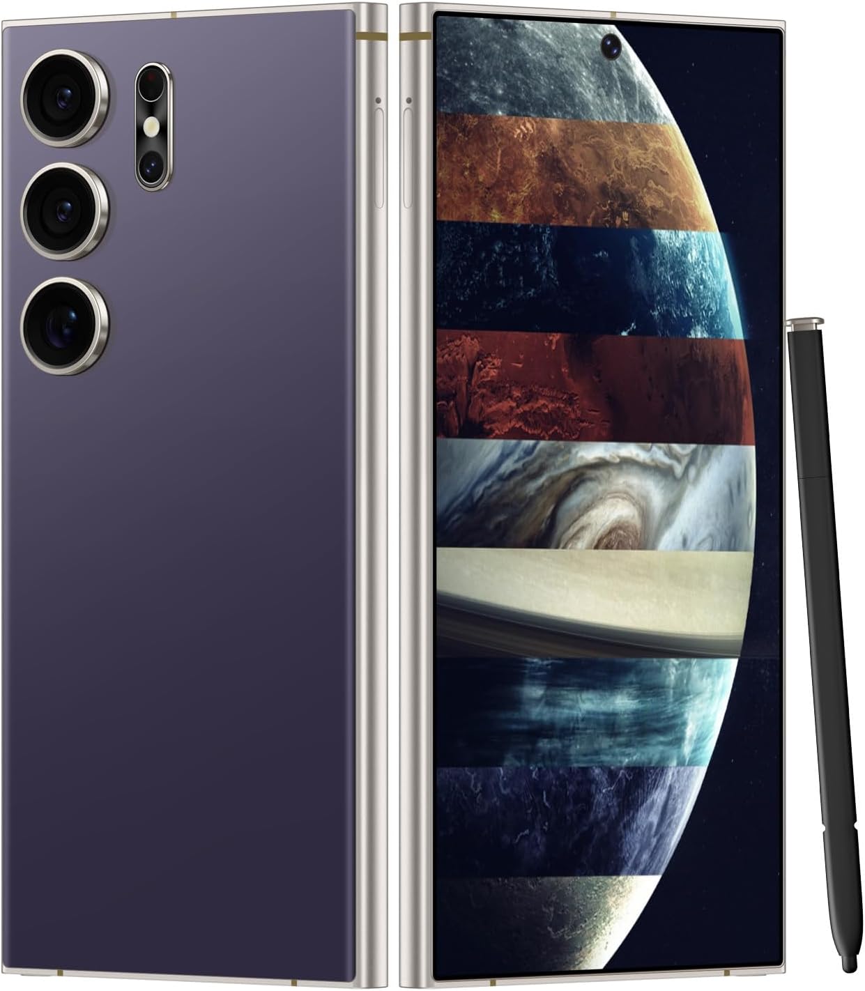 Unlocked A24 Ultra Smartphone with 6.8 Inch HD Screen and Pen