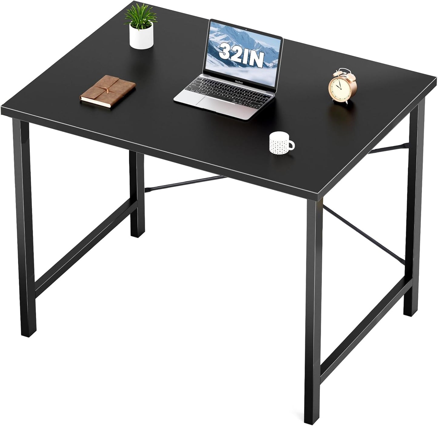 Sweetcrispy 32 Inch Computer Small Desk for Home and Office