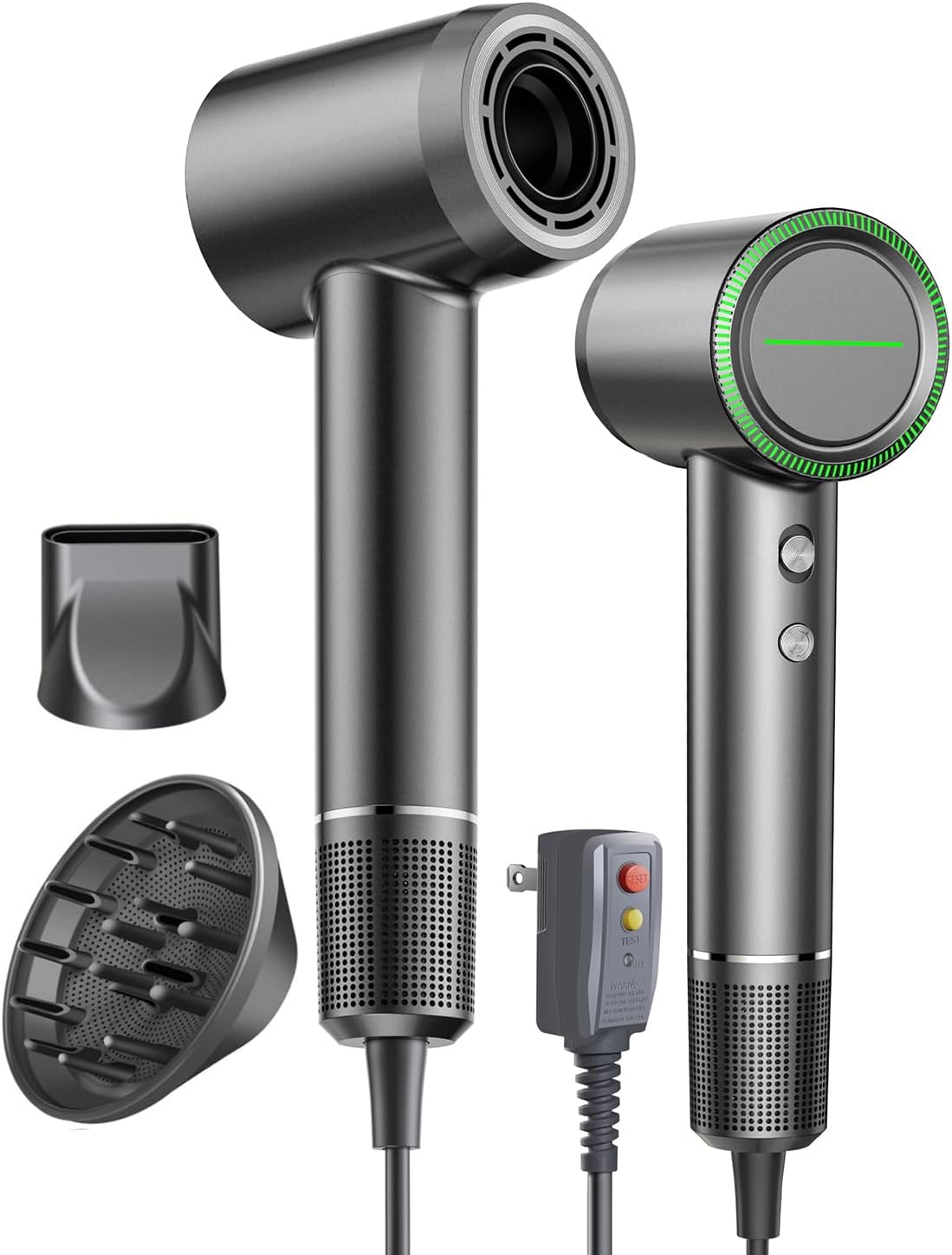 Fast Drying Ionic Hair Dryer - Curly & Straight Hair