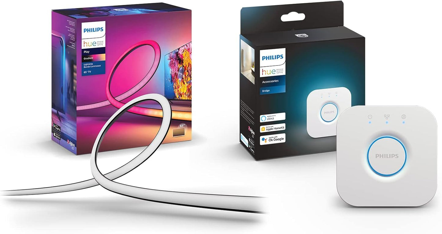 Philips Hue 65in Smart TV Light Strip for Immersive Viewing