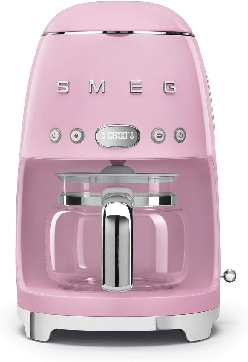 Smeg 50fts Retro Style Drip Coffee Machine with 10-Cup Carafe