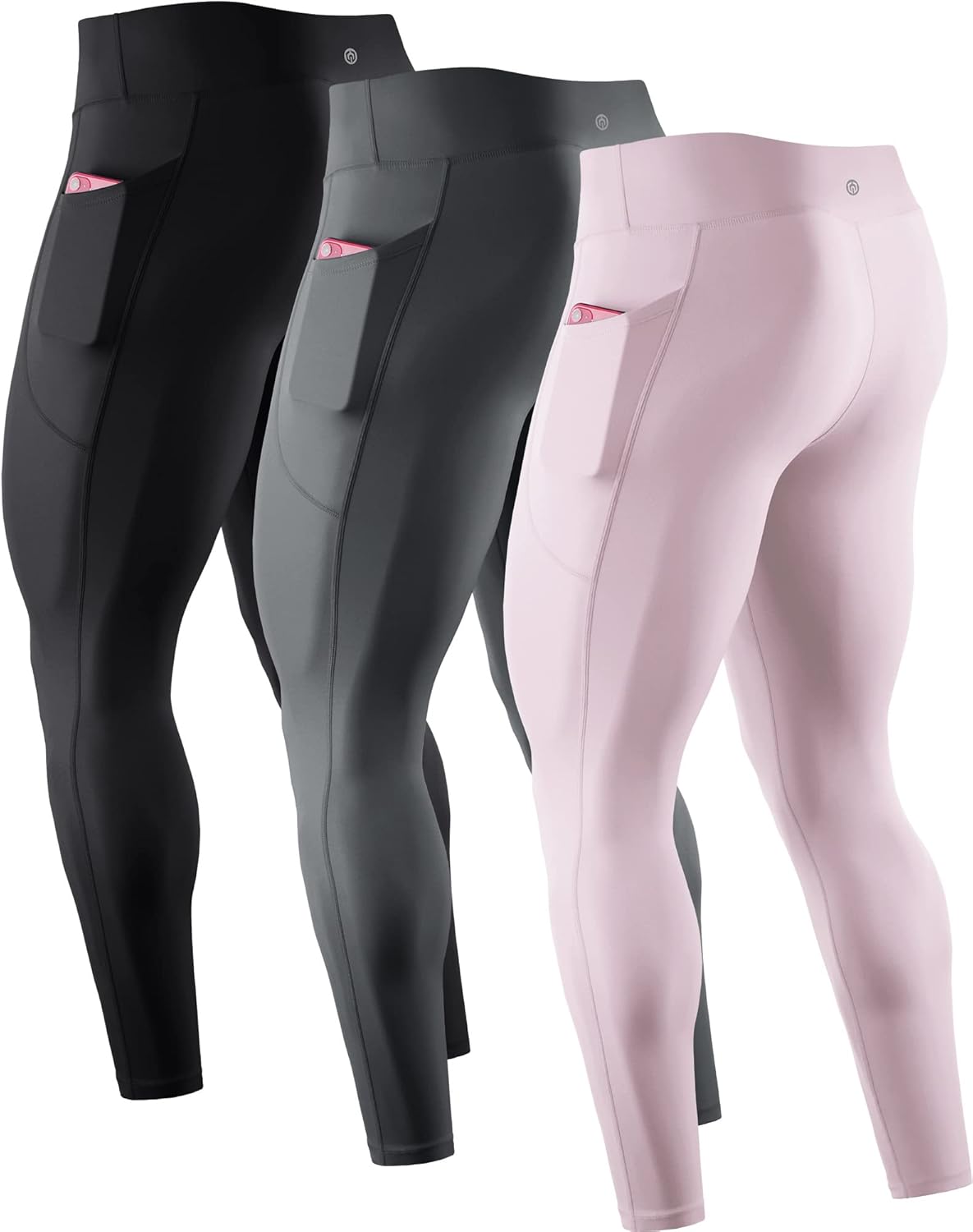 NELEUS Men's Dry Fit Compression Baselayer Pants for Comfort