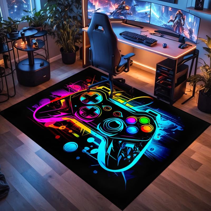 Soft & Durable Gamer Rug for Boys - 36x24