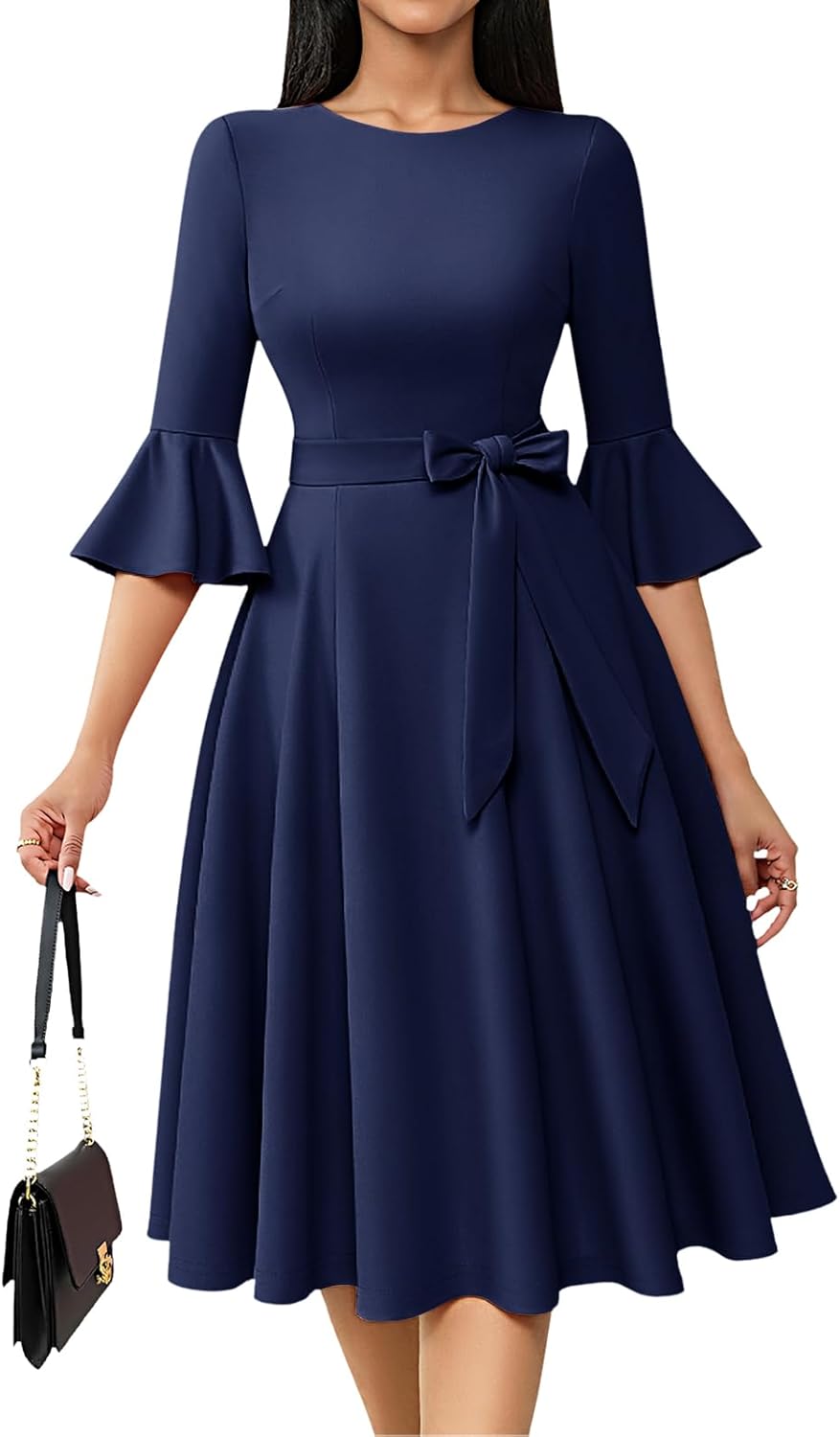 HomRain Women's Church Dresses for Weddings and Parties