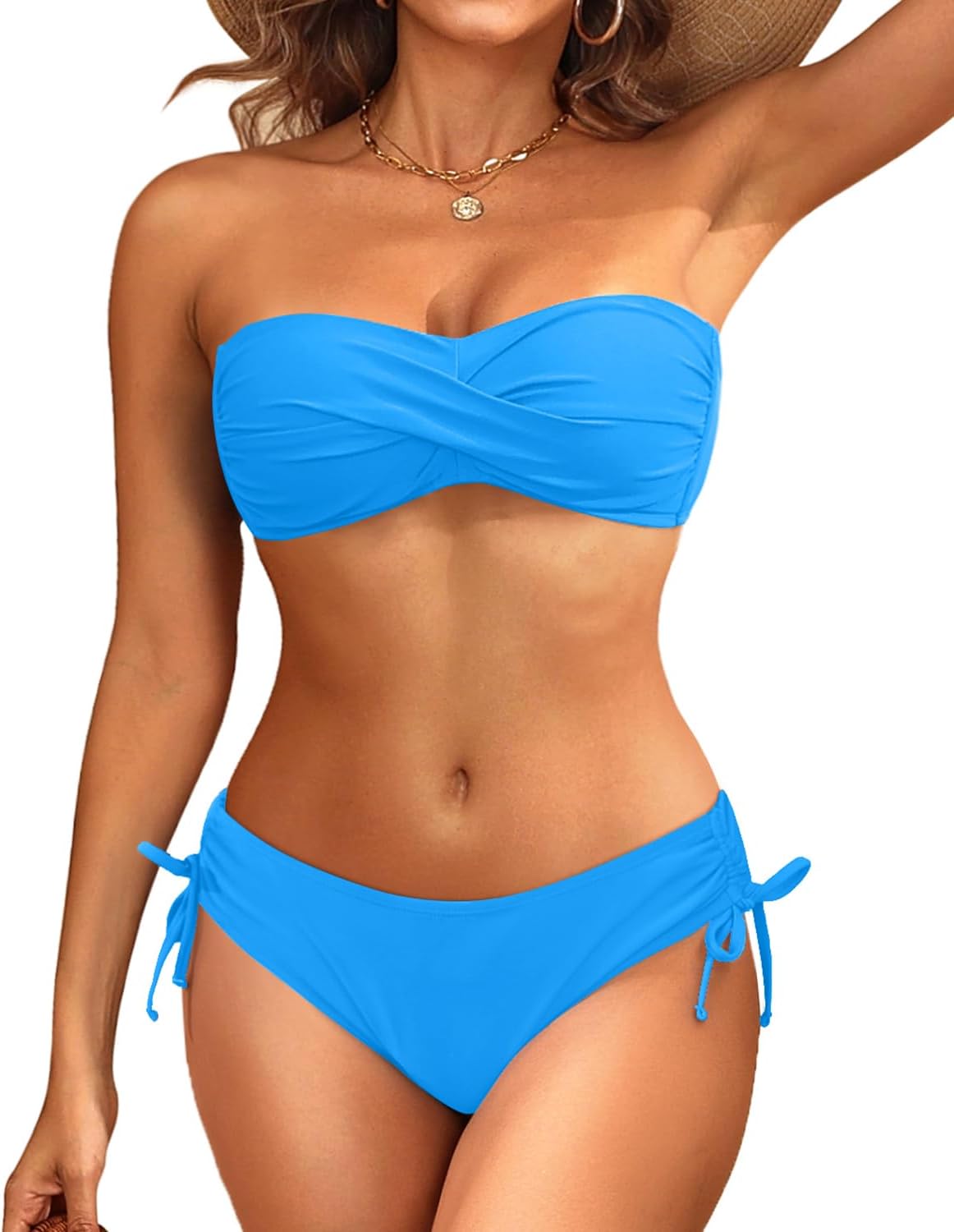 Women's Strapless Bandeau Bikini Set for Summer Fun and Style