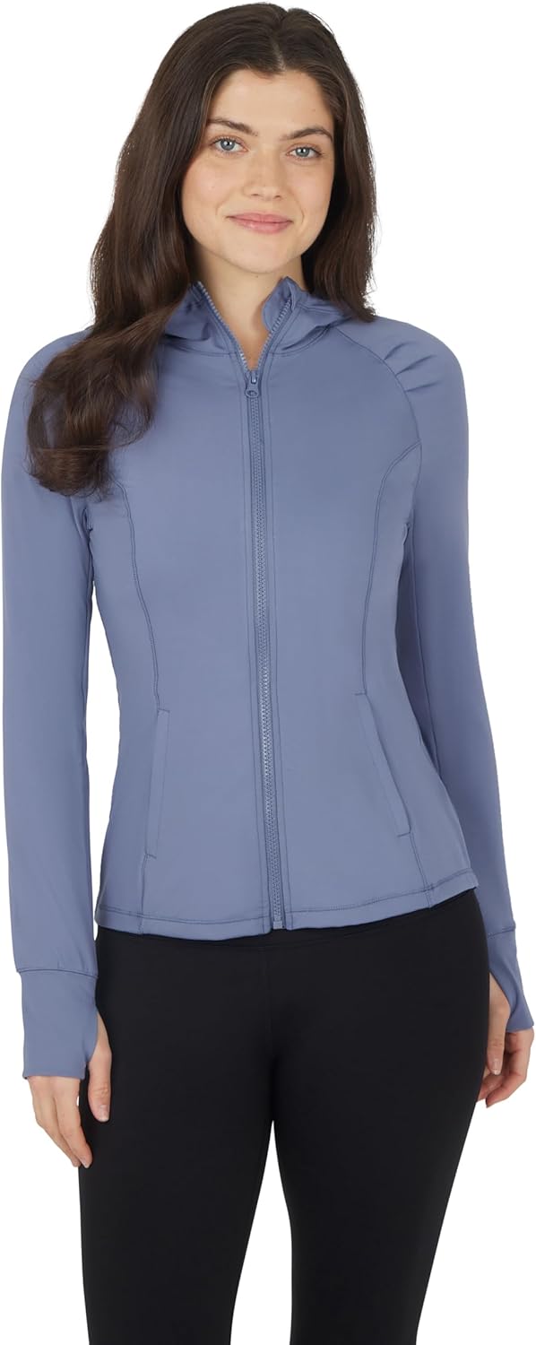 Yogalicious Lightweight Hooded Jacket for Running and Yoga