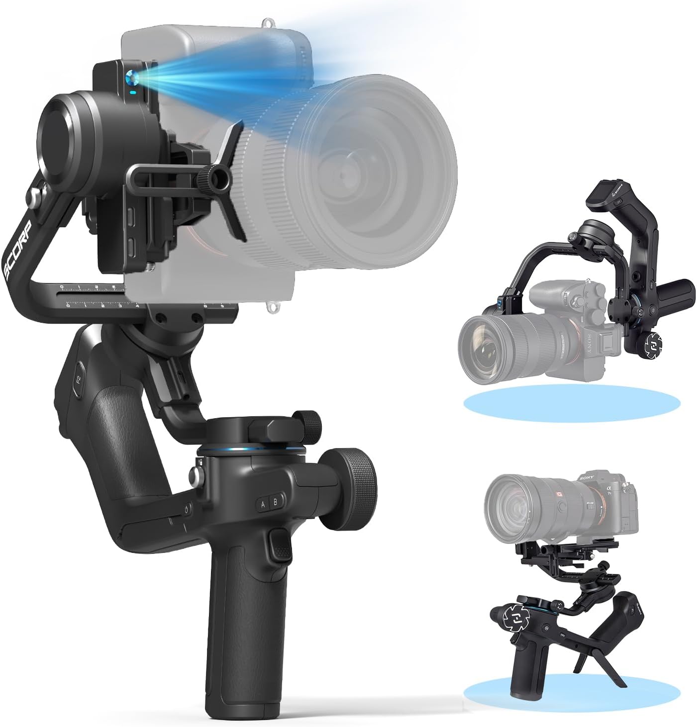 FeiyuTech SCORP 2 Gimbal Stabilizer with AI Tracking Features