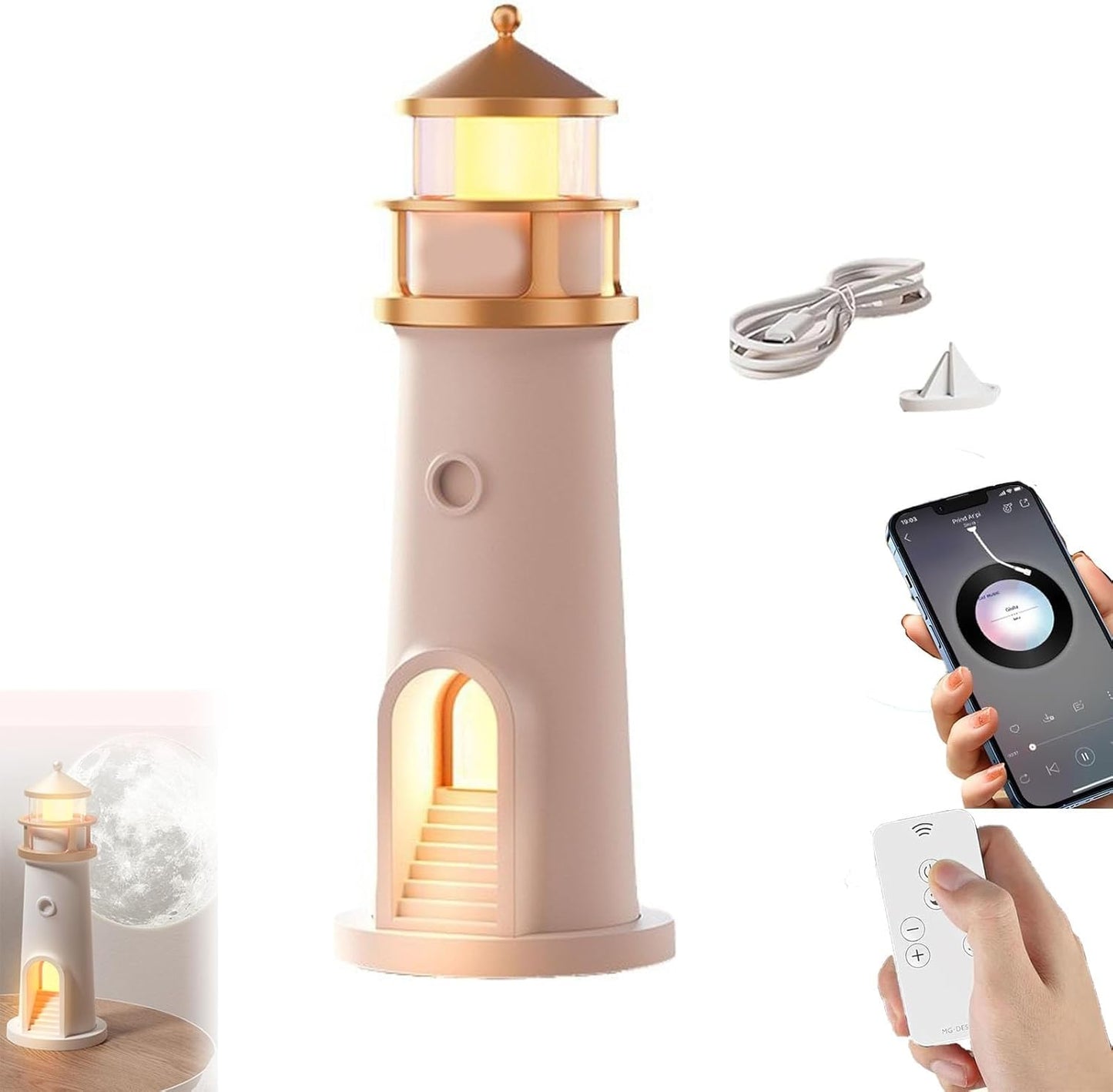 Remote Control Moonlight Night Light