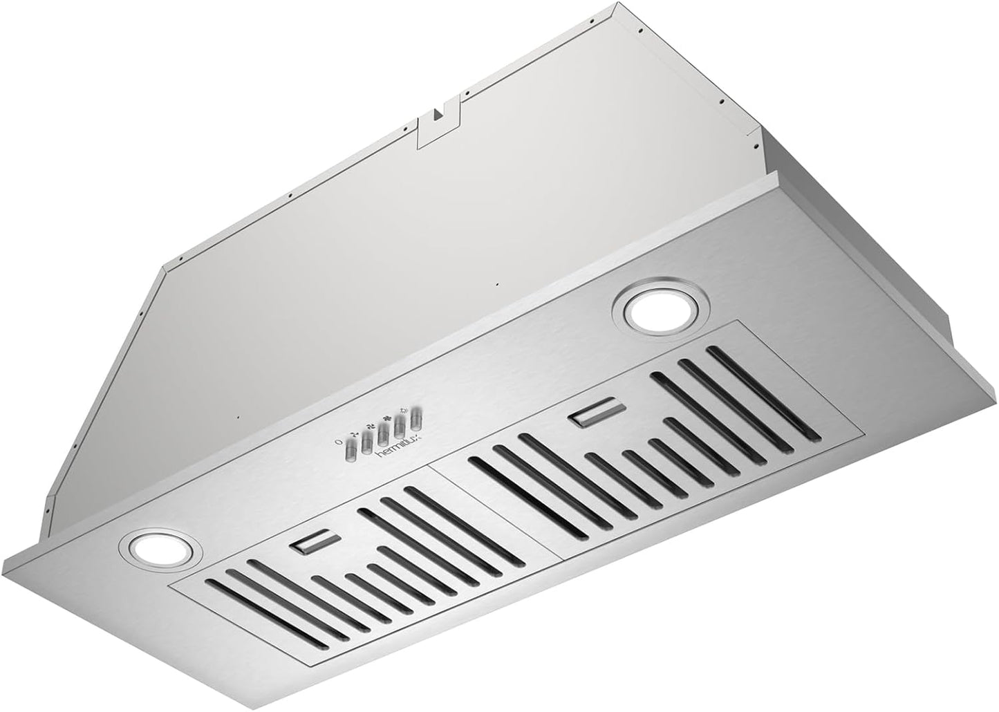 Hermitlux 30 inch Built-in Range Hood with 600 CFM Power