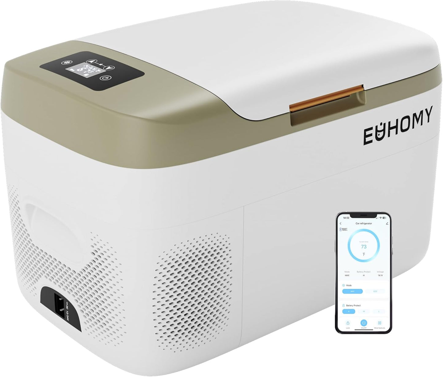 EUHOMY 23QT Car Refrigerator - APP Controlled Portable Cooling Solution