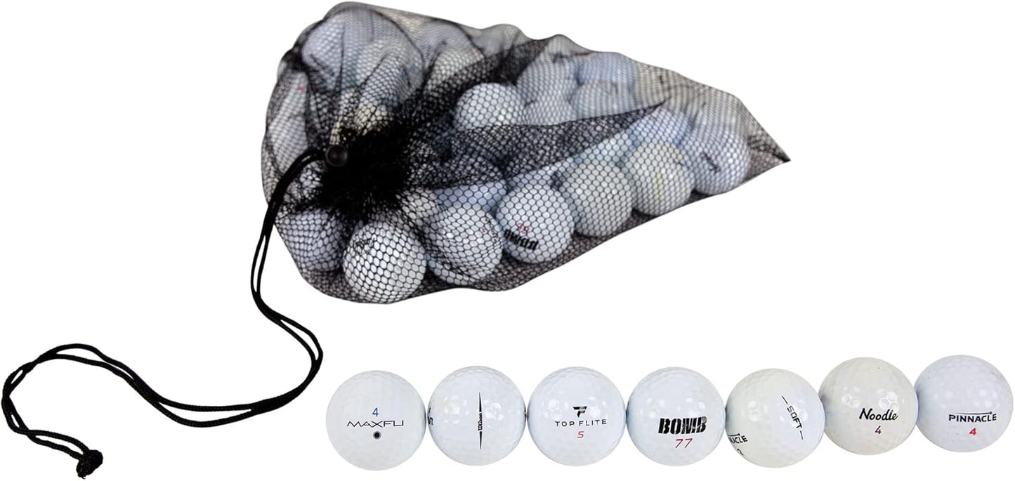 Practice Perfect: 48 Recycled Golf Balls in Good Condition