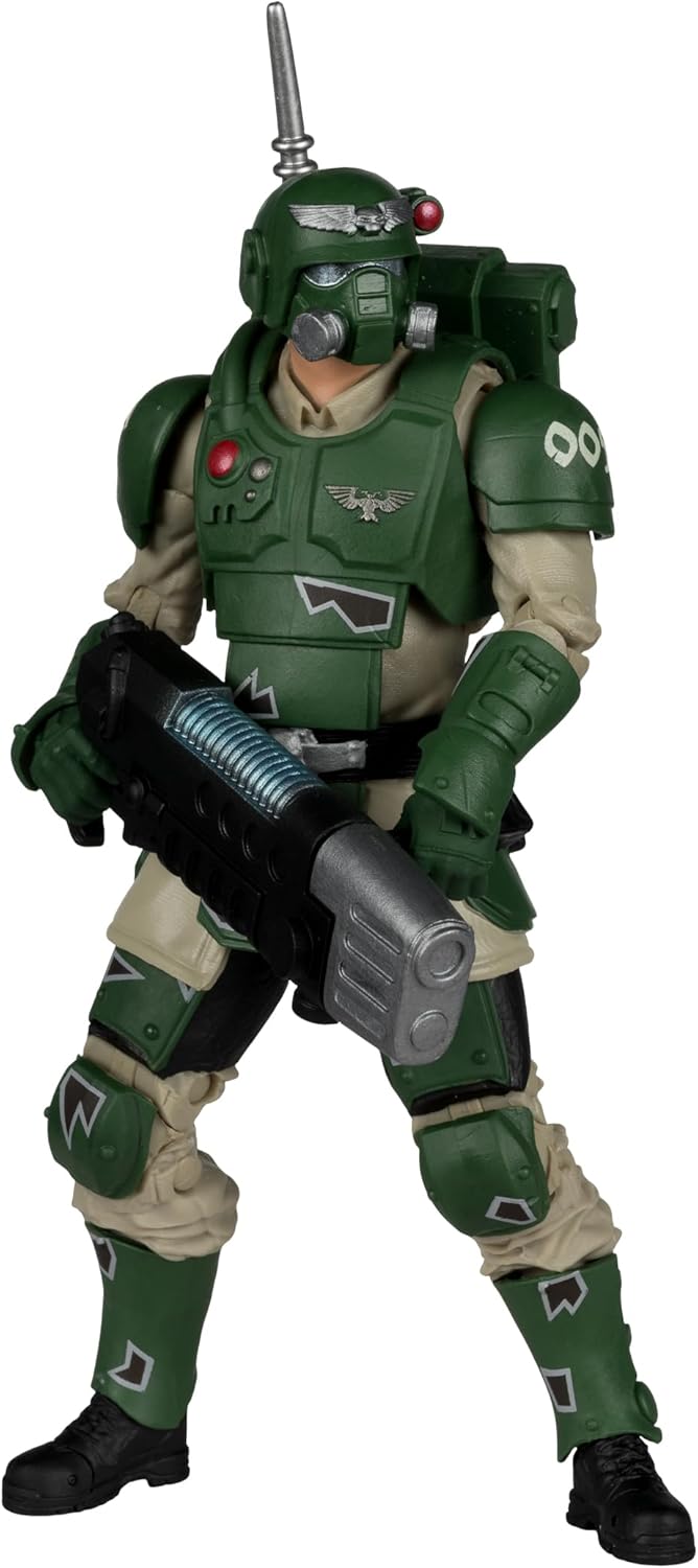Warhammer 40K Kasrkin 7in Figure - Highly Detailed Collectible