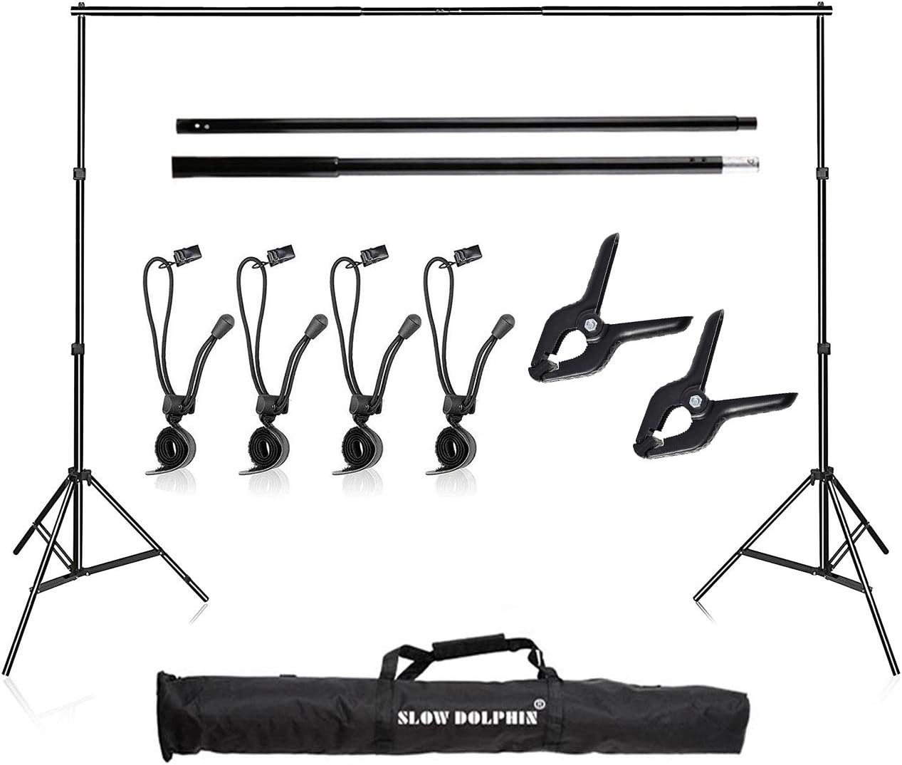 SLOW DOLPHIN Adjustable Backdrop Support System for Photography