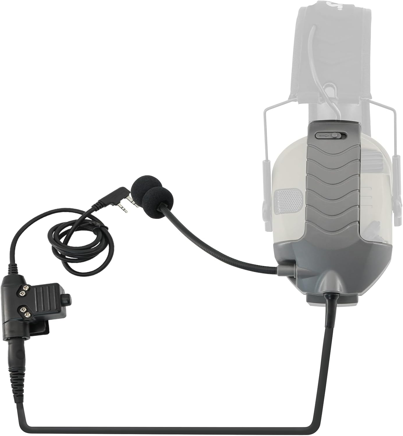 Microphone & PTT for Walker's Razor Noise Cancelling Headphones