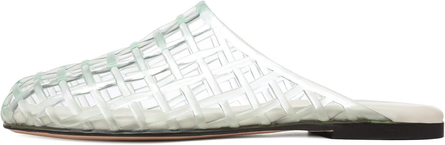 Clear Jelly Shoes for Women Slip on Comfortable Summer Sandals