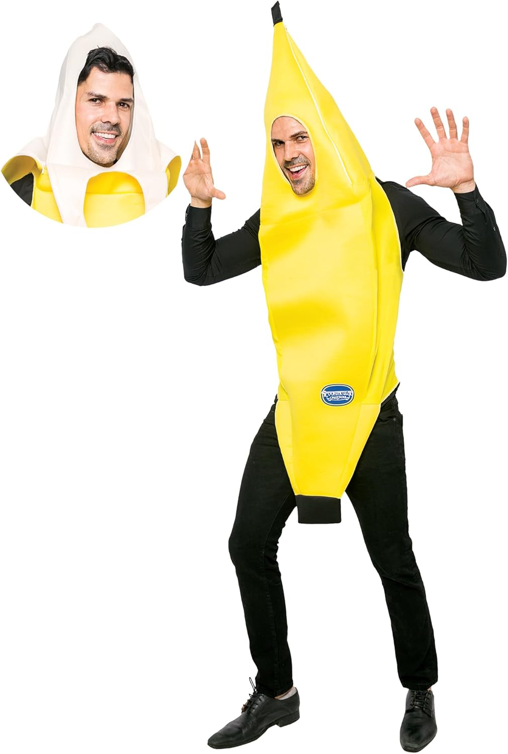 Spooktacular Creations Banana Costume Adult Deluxe Set for Fun