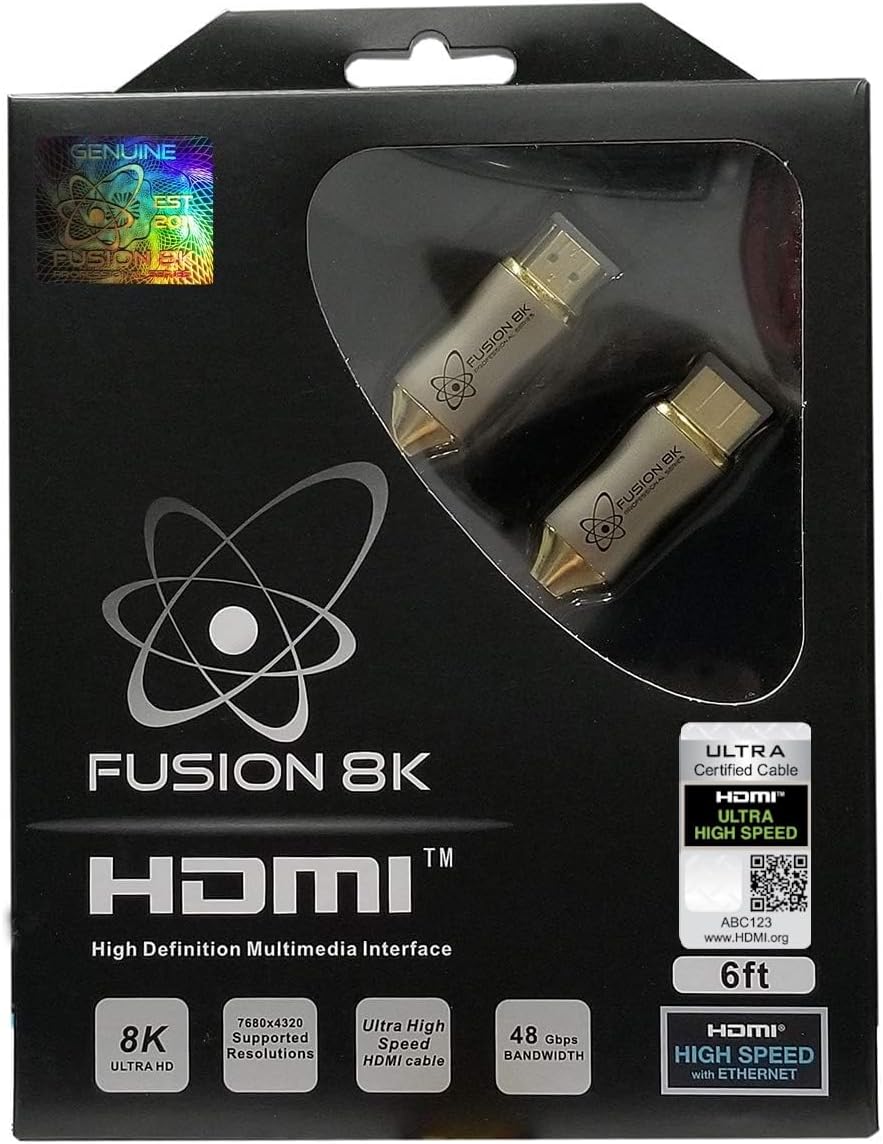 HDMI 2.1 Certified Cable for 10K, 8K, and 4K Gaming