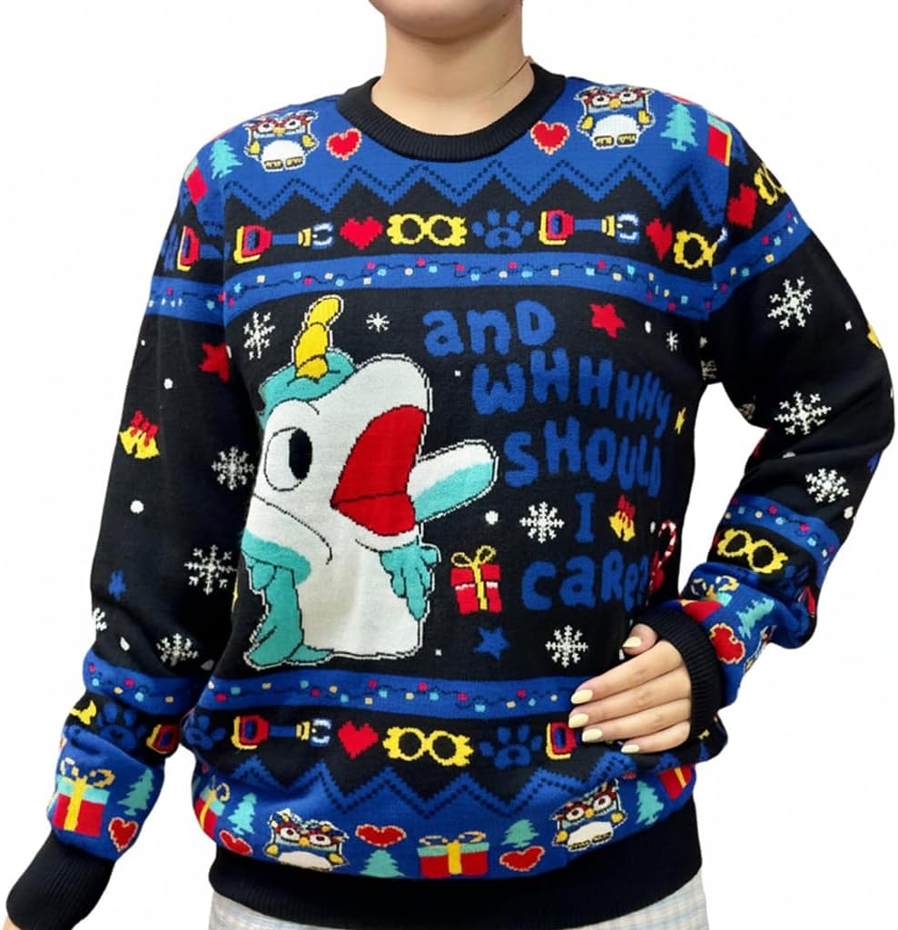 Ugly Christmas Sweater for Women 2025 - Unicorn Design