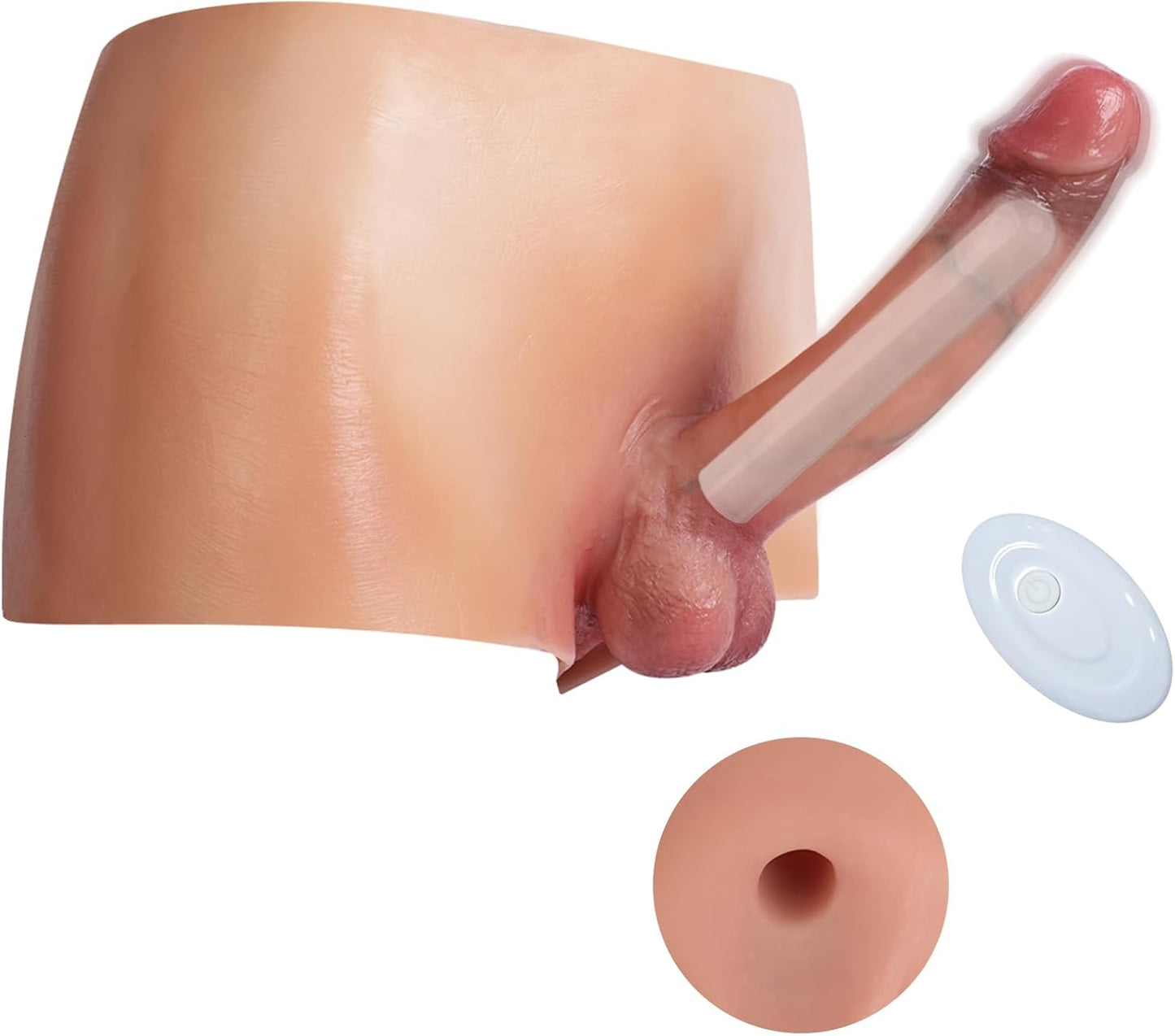 Strap On Vibrating Dildo Silicone Wearable Panties for Pleasure