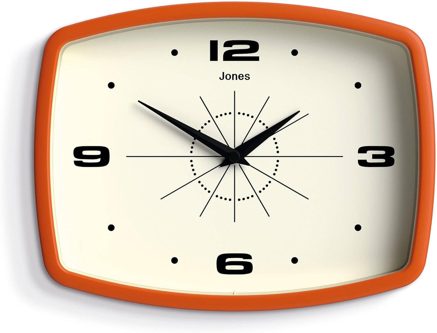 JONES CLOCKS Movie Wall Clock - Retro 10 Inch Design for Home