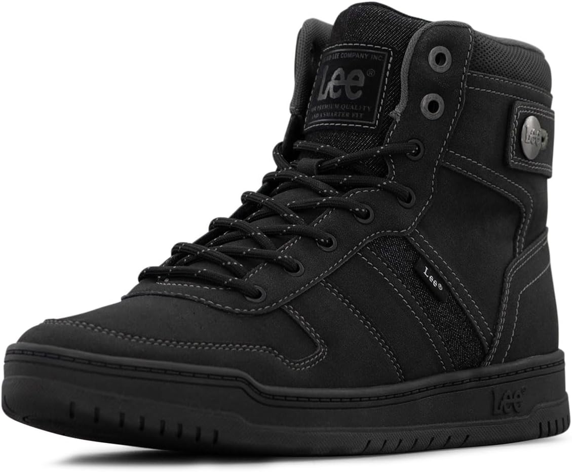 Lee Mens Noah Hi Sneakers: Classic High Top Comfort and Style