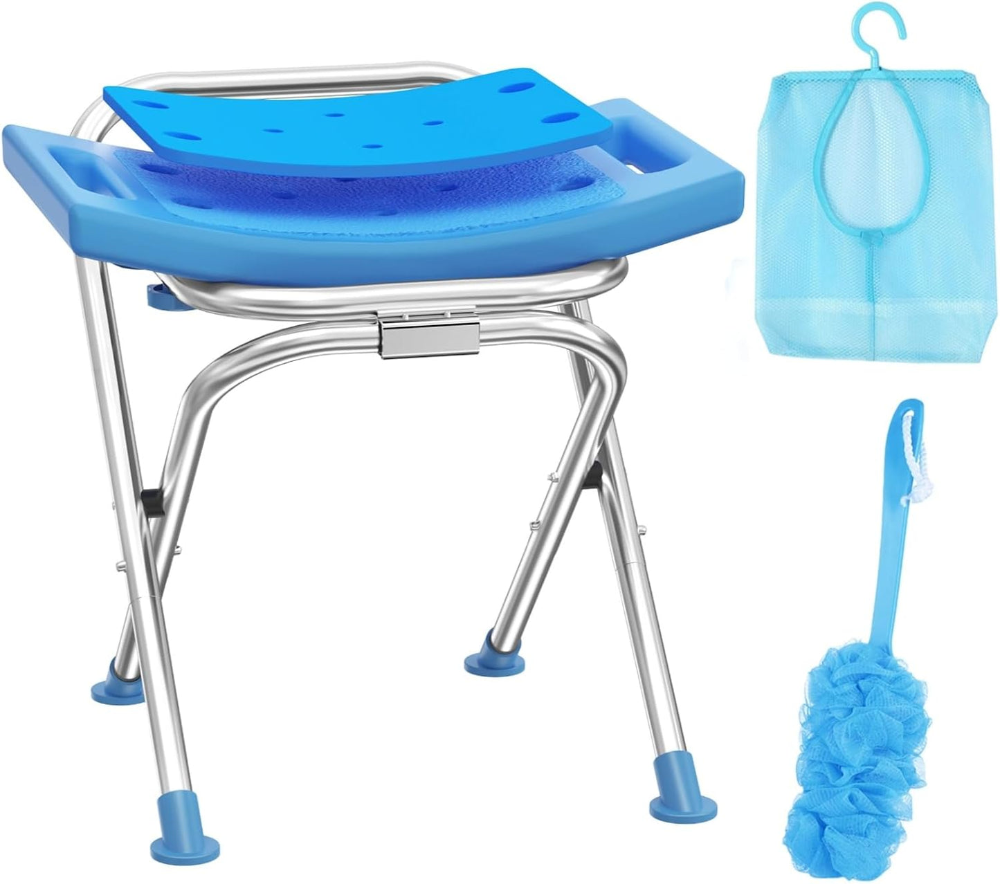 Medhelp Foldable Shower Chair: Lightweight & Portable