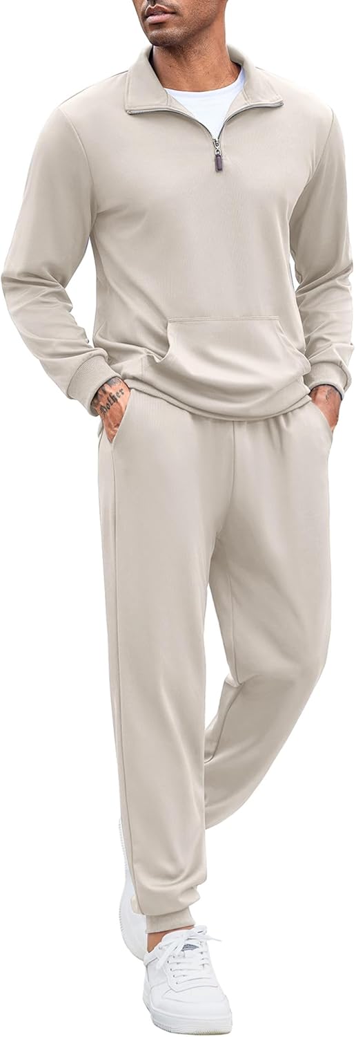 COOFANDY Men's Tracksuit Set for Casual Athletic Wear and Jogging