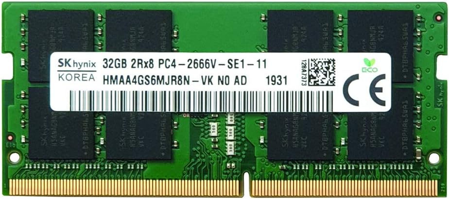 Hynix 32GB DDR4 PC4-21300 SO-DIMM RAM Memory for Laptops