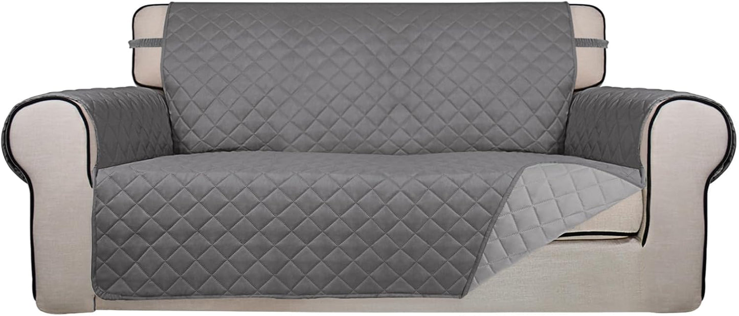 PureFit Reversible Quilted Sofa Cover for Pets and Kids