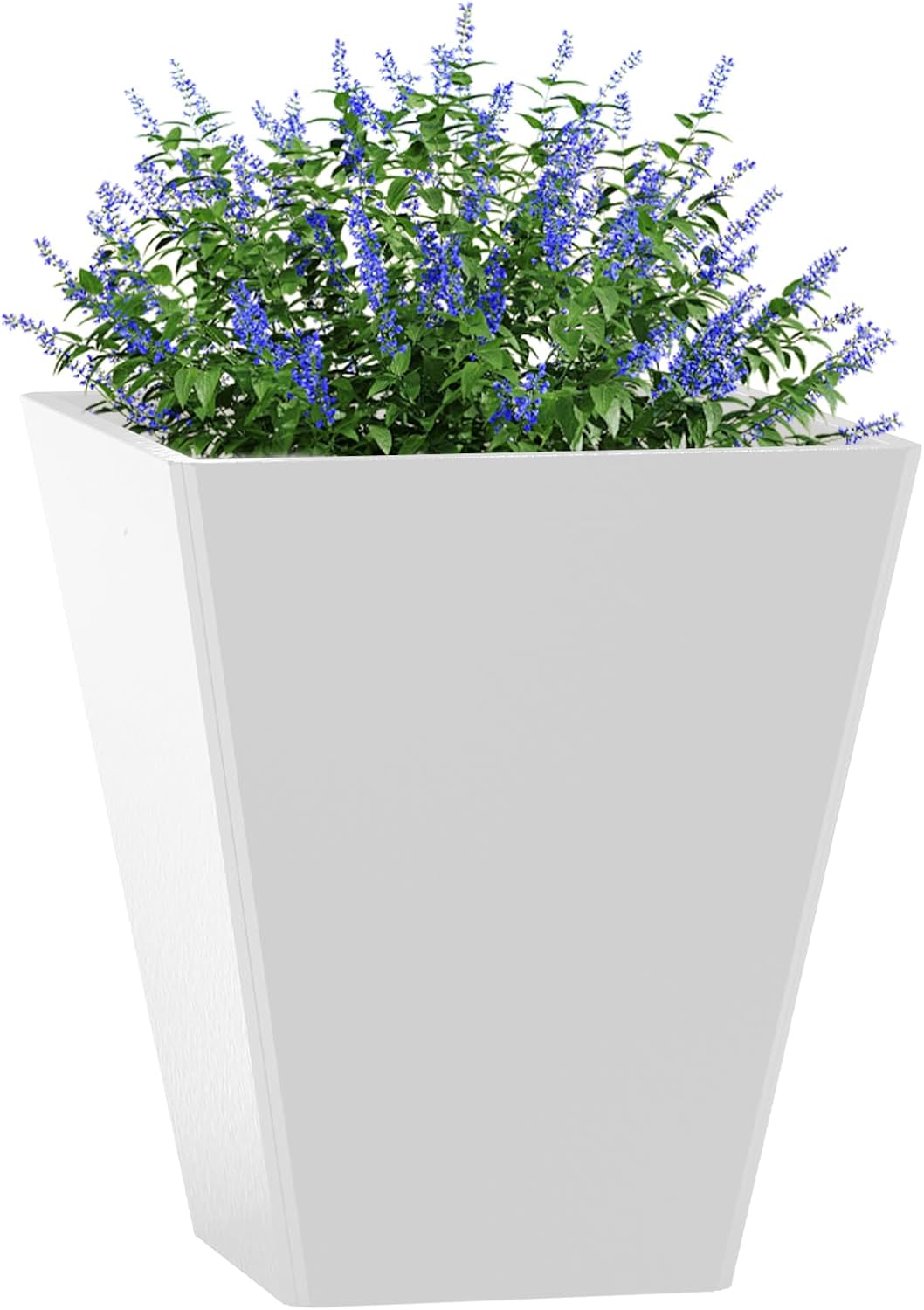 18 Inch Large Tall Planter for Outdoor Plants with Drainage